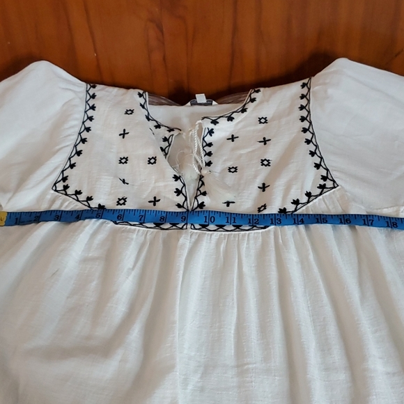 Lucky Boho Embroidered Peasant Top - Picture 8 of 10